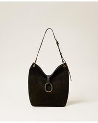Twinset - Suede Hobo Bag - Lyst