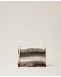Twinset - Canvas Clutch - Lyst