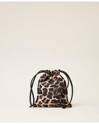 Twinset - Animal Print Drawstring Pouch - Lyst