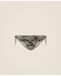 Twinset - Bikini Thong With Embroidery - Lyst