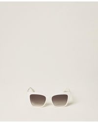 Twinset - Schmetterlings-Sonnenbrille Aus Acetat - Lyst