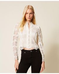 Twinset - Macramé Lace Jacket - Lyst