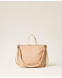 Twinset - Shopper Bag With Logo - Lyst