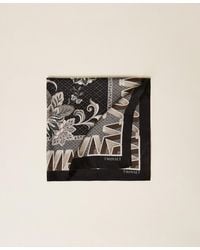 Twinset - Satin Foulard With Print - Lyst