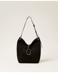 Twinset - Suede Hobo Bag - Lyst