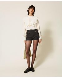 Twinset - Silk Blend Crêpe De Chine Blouse - Lyst