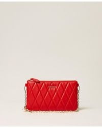 Twinset - Mini Borsa Quilted Con Logo - Lyst