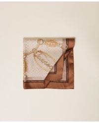 Twinset - Satin Foulard With Print - Lyst