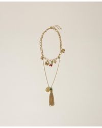 Twinset - Set Of Necklaces With Pendants And Tassel - Lyst
