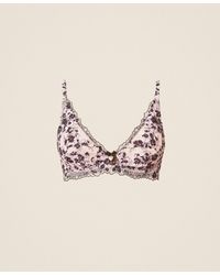Twinset - Floral Print Underwire Bra - Lyst