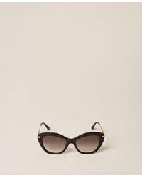 Twinset - Butterfly-Shaped Acetate Sunglasses - Lyst