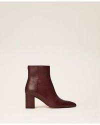 Twinset - Leather Ankle Boots - Lyst