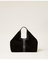 Twinset - Suede Shopping Bag - Lyst