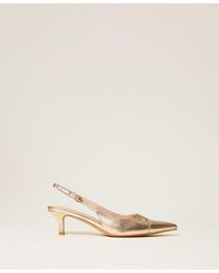 Twinset - Leather Sling Backs - Lyst