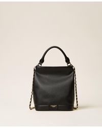 Twinset - Bucket Bag With Logo - Lyst