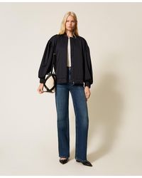 Twinset - Five-Pocket Wide-Leg Jeans - Lyst