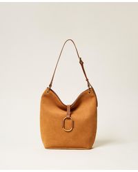 Twinset - Suede Hobo Bag - Lyst