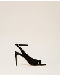 Twinset - Suede Sandals - Lyst