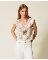 Twinset - Multi Function Knit Top - Lyst