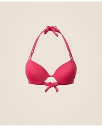 Twinset - Push-Up Trompe L'Oeil Bikini Top - Lyst