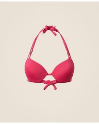 Twinset - Push-Up Trompe L'Oeil Bikini Top - Lyst
