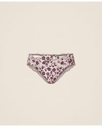 Twinset - Brazilian Briefs With Floral Print - Lyst
