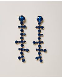 Twinset - Pendant Earrings With Rhinestones - Lyst