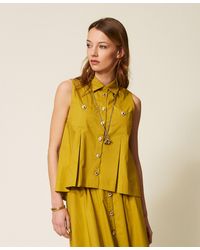 Twinset - Poplin Shirt With Pockets - Lyst