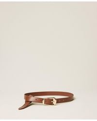 Twinset - Studded Leather Belt - Lyst