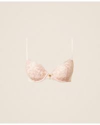 Twinset - Embroidered Tulle Push-Up Bra - Lyst