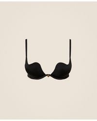Twinset - Sweetheart Neckline Charmeuse Push-Up Bra - Lyst