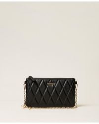 Twinset - Mini Quilted Bag With Logo - Lyst