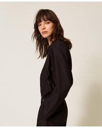 Twinset - Recycled Poplin Bomber Jacket - Lyst