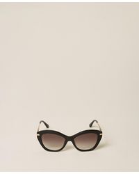 Twinset - Schmetterlings-Sonnenbrille Aus Acetat - Lyst