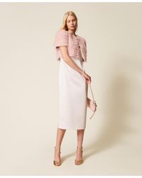 Twinset - Cropped Tulle Ruffle Jacket - Lyst