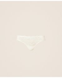 Twinset - Lace Brazilian Briefs - Lyst