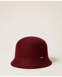 Twinset - Wool Cloth Cloche Hat - Lyst