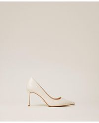 Twinset - High Heeled Leather Court Shoes - Lyst