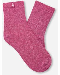 UGG - Lavinia Shimmer Quarter Cotton Blend - Lyst