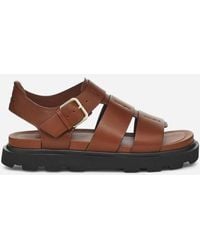 UGG - ® Capitelle Strap Leather Sandals - Lyst