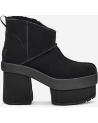 UGG - New Heights Platform Mini Sheepskin Boots - Lyst