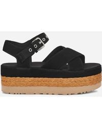 UGG - ® Aubrey Ankle Suede/textile/recycled Materials Sandals - Lyst