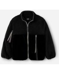 UGG - Marlene Sherpa Jacket Ii Faux Fur/Fleece Tops - Lyst