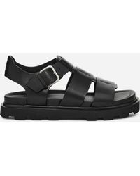 UGG - ® Capitelle Strap Leather Sandals - Lyst