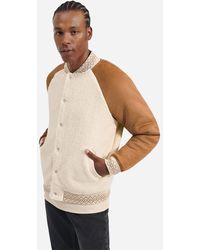 UGG - ® Tasman ®fluff Varsity Jacket Polyester/recycled Materials - Lyst