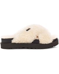 ugg fluffy strap