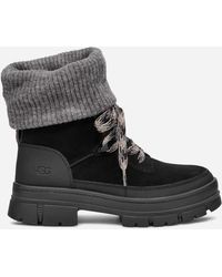 UGG - ® Ashton Hiker Faux Leather/suede/textile Boots - Lyst