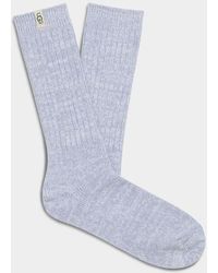 UGG - ® Rib Knit Slouchy Crew Sock Polyester Blend/recycled Materials Socks - Lyst