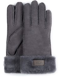 UGG Seamed Tech Handschuhe in Schwarz - Lyst