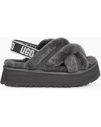 ugg disco cross slide pink